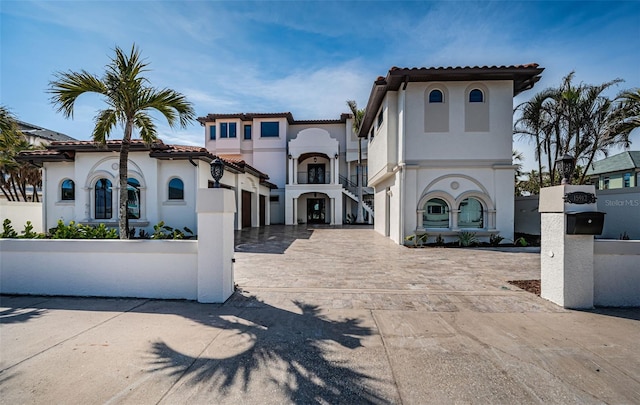 view of mediterranean / spanish house