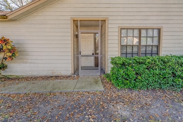 view of property entrance