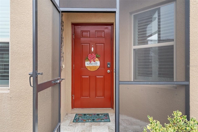 view of property entrance