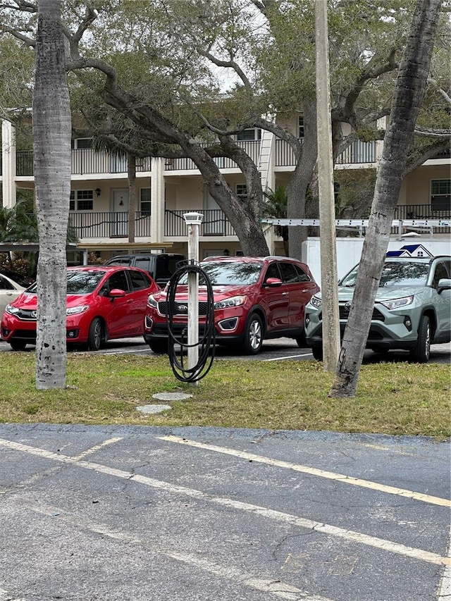 view of parking / parking lot