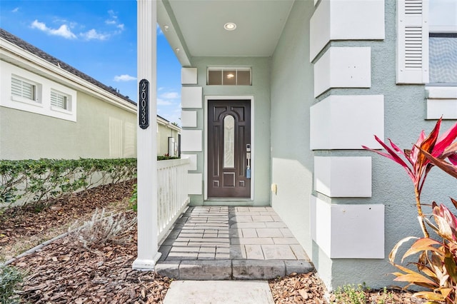 view of entrance to property