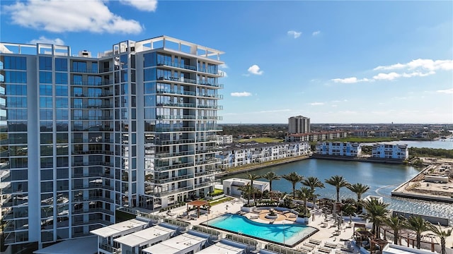 5120 Marina Way Unit 14002, Tampa, FL 33611 - water view featuring a city view