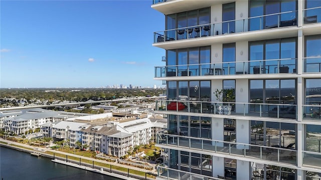5120 Marina Way Unit 14002, Tampa, FL 33611 - view of building exterior featuring a water view and a city view