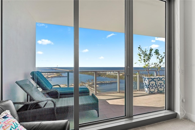 5120 Marina Way Unit 14002, Tampa, FL 33611 - balcony featuring a water view