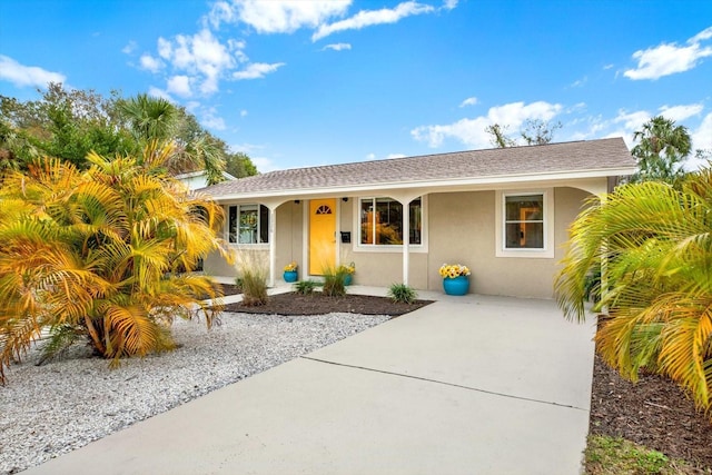 view of ranch-style house