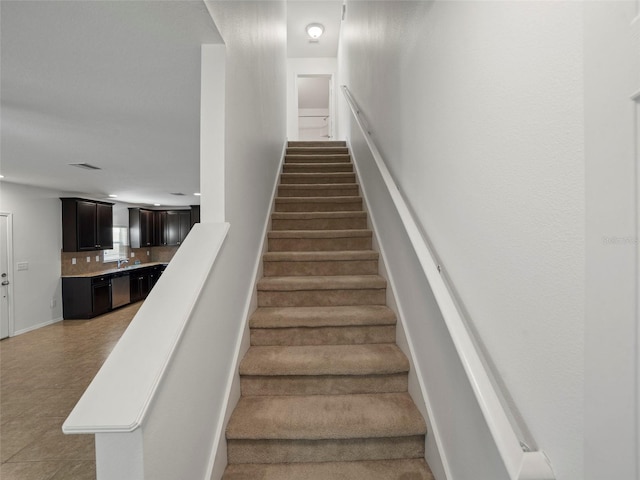 4734 Chatterton Way, Riverview, FL 33578 - stairway with baseboards and recessed lighting