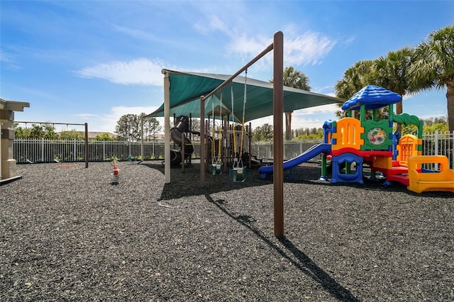 view of play area