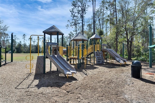 view of play area