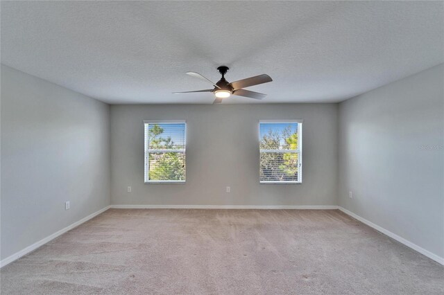 12973 Dream Catcher Way, Riverview, FL 33579 - carpeted empty room with a textured ceiling and ceiling fan