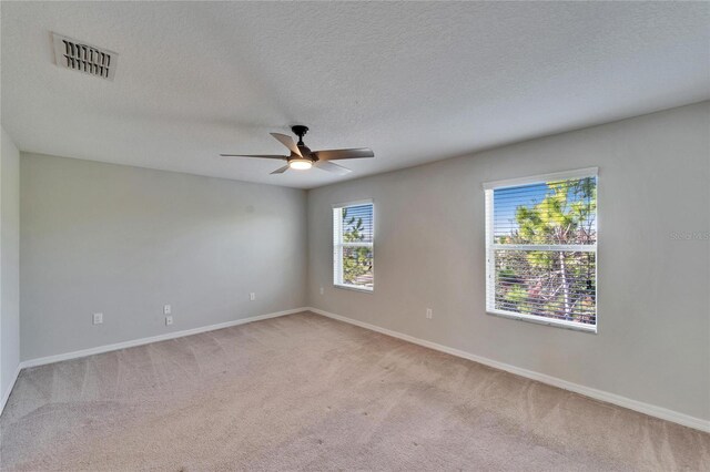 12973 Dream Catcher Way, Riverview, FL 33579 - carpeted empty room with ceiling fan and a textured ceiling