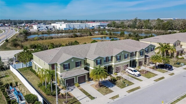 12973 Dream Catcher Way, Riverview, FL 33579 - drone / aerial view with a water view