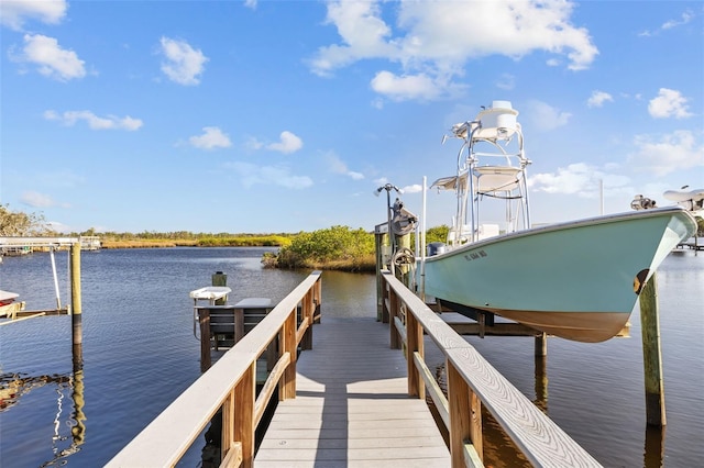 1881 Riveredge Dr, Tarpon Springs, FL 34689 - dock area with boat lift and a water view