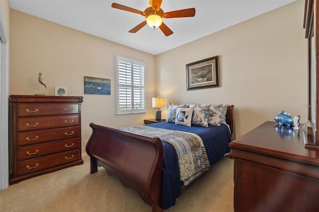 1881 Riveredge Dr, Tarpon Springs, FL 34689 - bedroom with carpet and a ceiling fan
