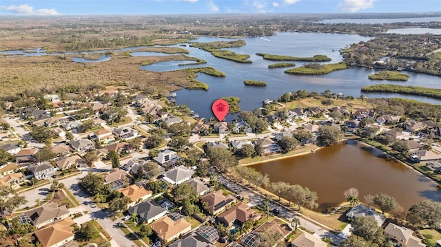 1881 Riveredge Dr, Tarpon Springs, FL 34689 - view of property location featuring a nearby body of water and nearby suburban area