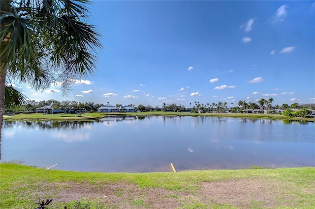 view of water feature