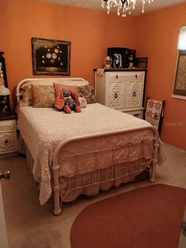 bedroom featuring carpet floors