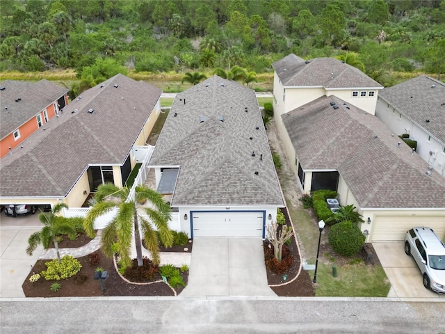 birds eye view of property featuring a residential view