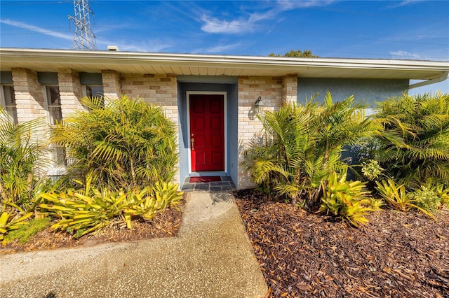 view of entrance to property