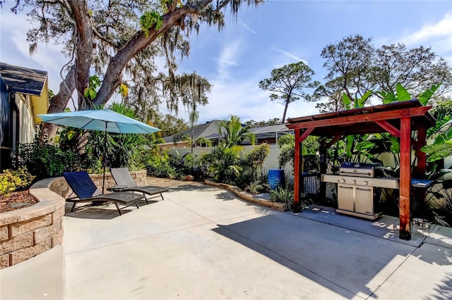 view of patio