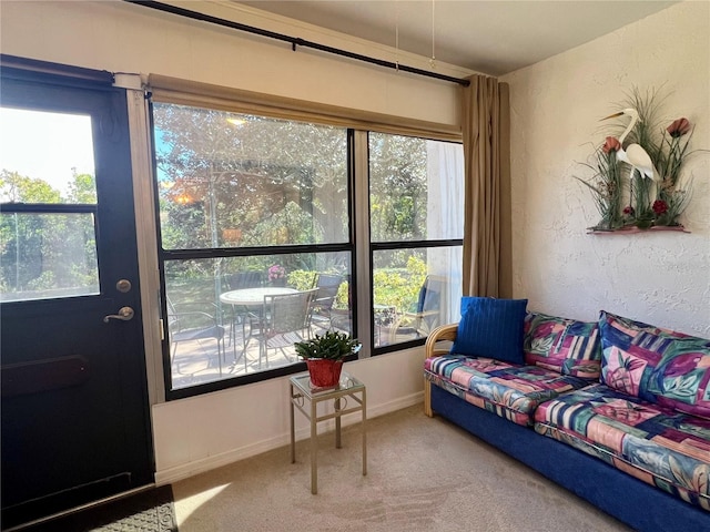 sunroom / solarium with plenty of natural light