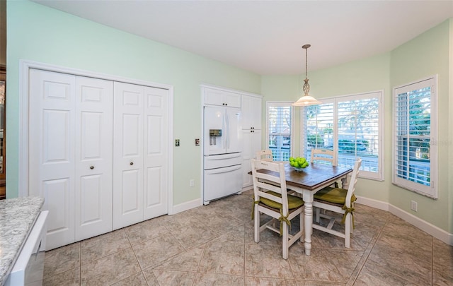 view of dining room