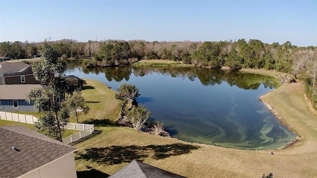 property view of water