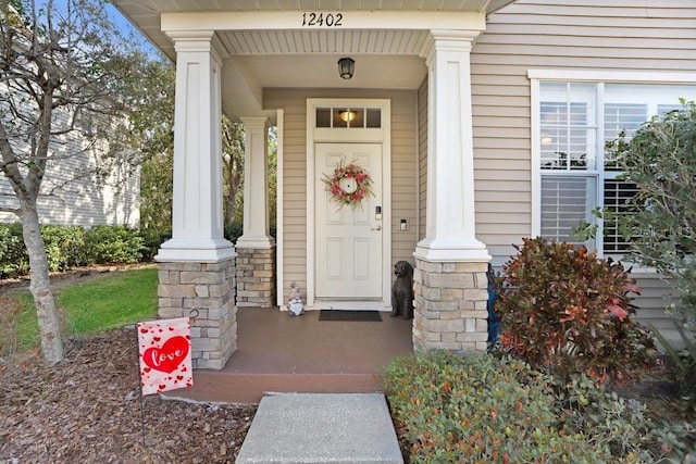 view of property entrance