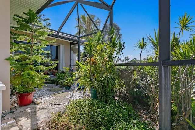 unfurnished sunroom with plenty of natural light