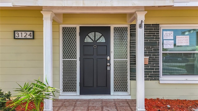 view of entrance to property