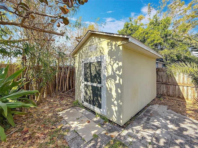 view of outbuilding