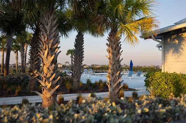 view of water feature