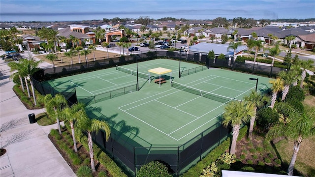 view of tennis court