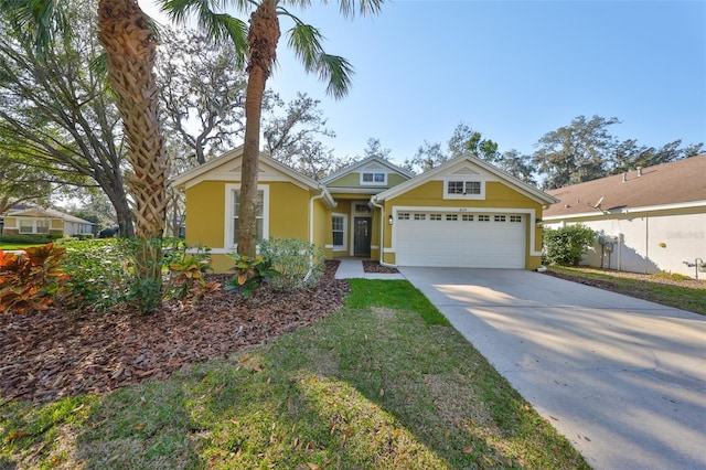 craftsman house featuring a garage