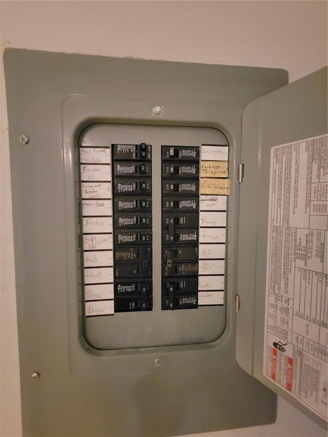 utilities with electric panel