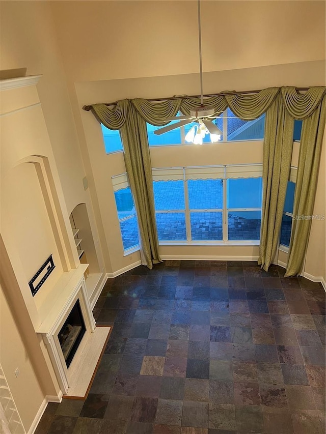 view of unfurnished dining area