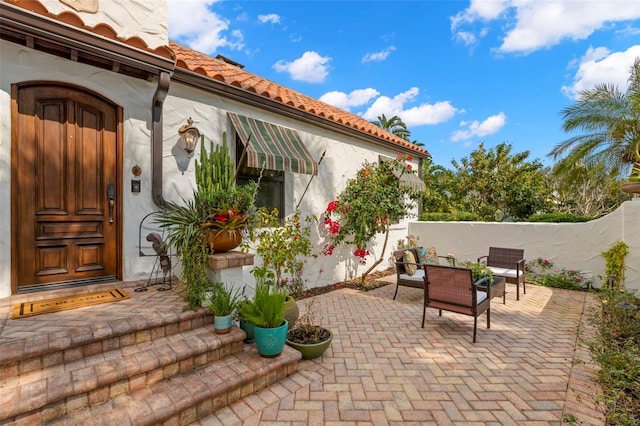 view of patio