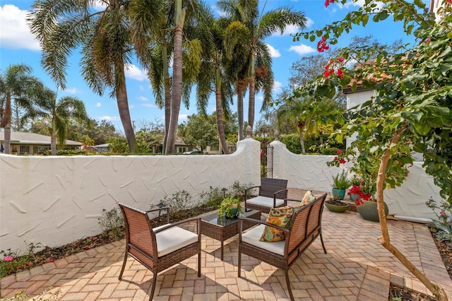 view of patio