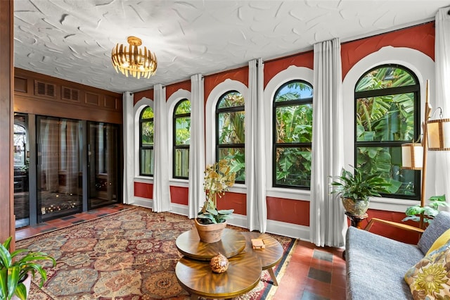 sunroom / solarium with plenty of natural light