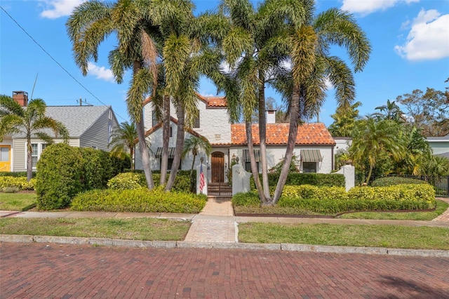 view of mediterranean / spanish home