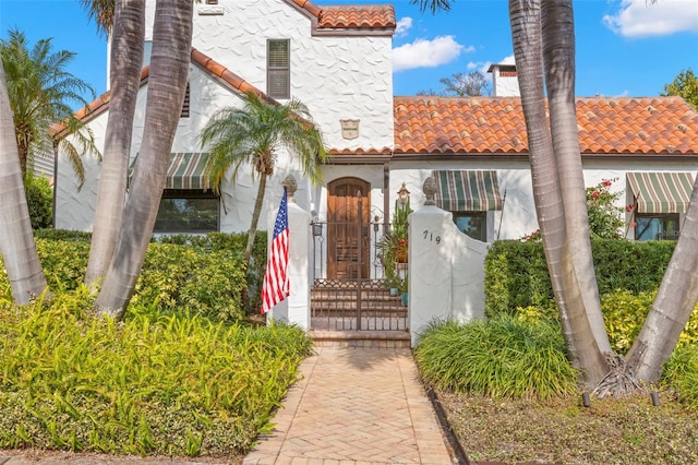 view of front of home