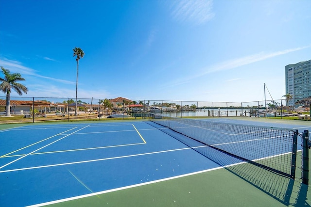 view of sport court