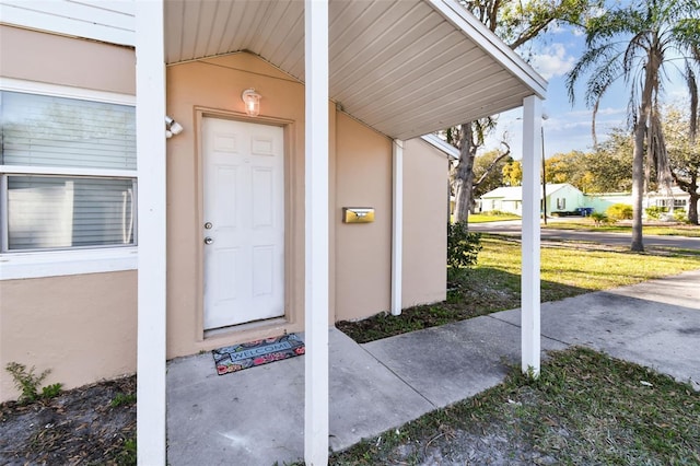 view of property entrance