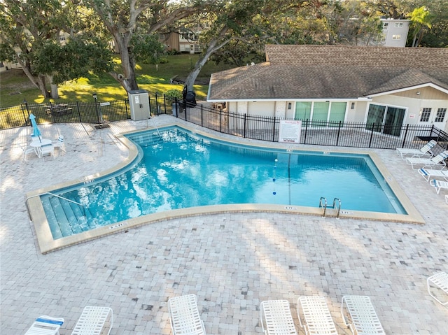 view of pool