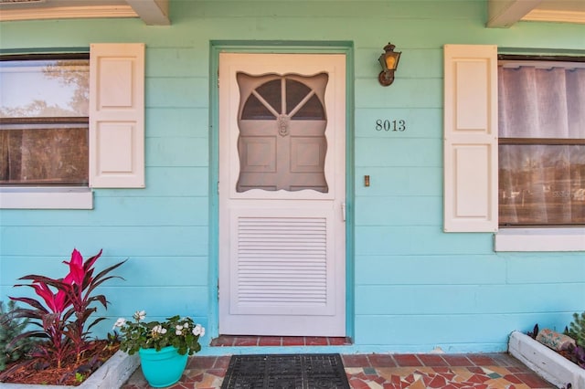 view of property entrance