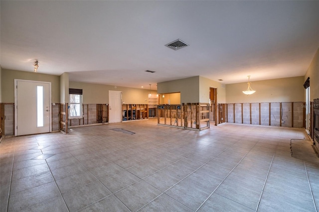 view of tiled empty room