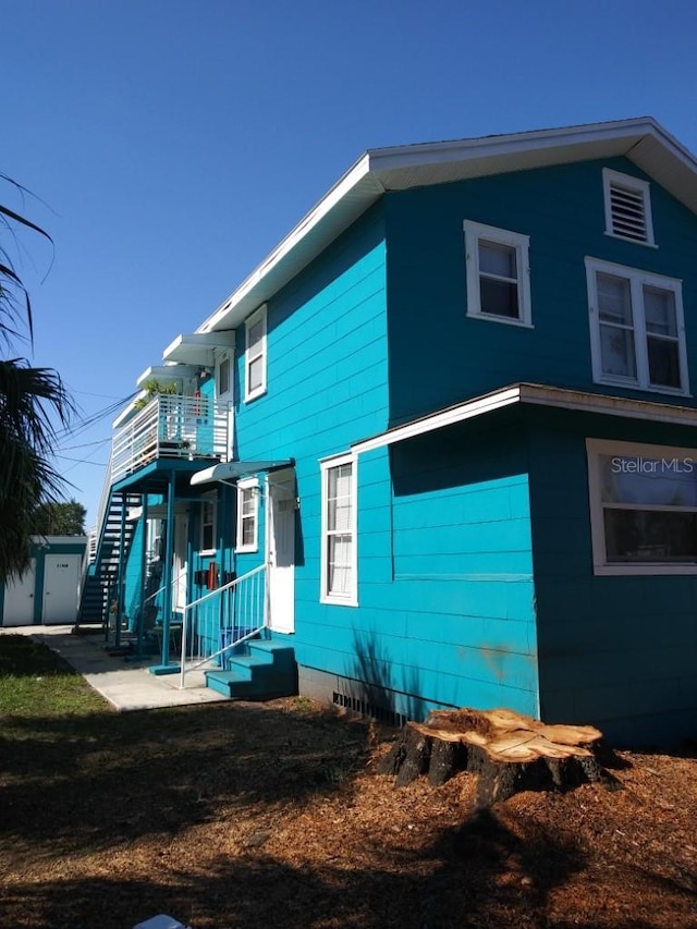 view of rear view of house