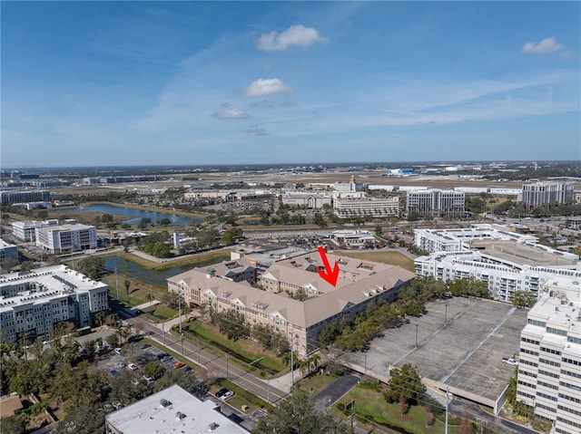 4221 W Spruce St Unit 1325, Tampa, FL 33607 - birds eye view of property with a water view