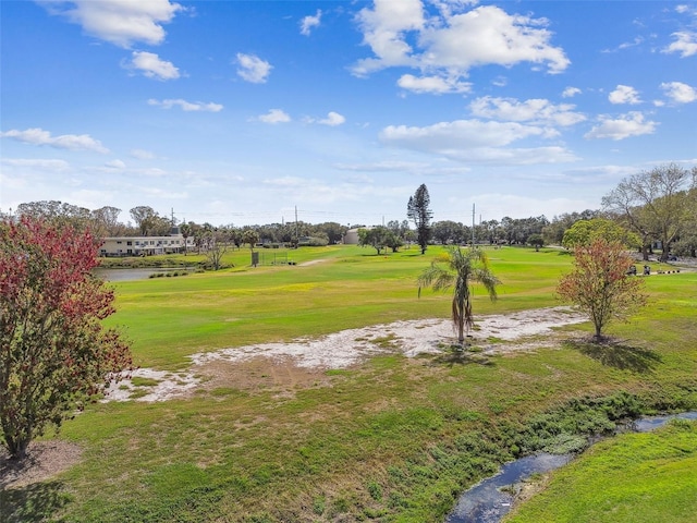 surrounding community with a lawn