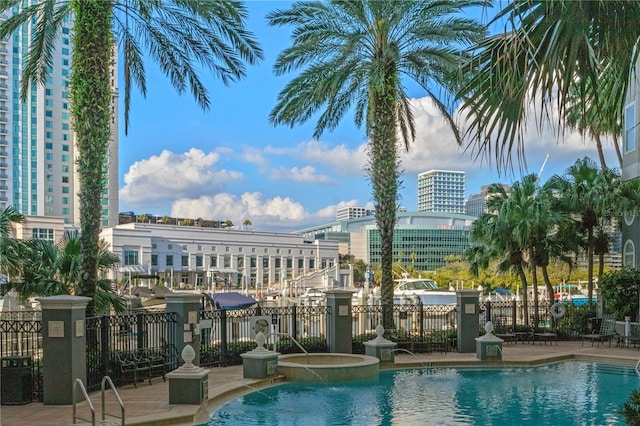 view of swimming pool