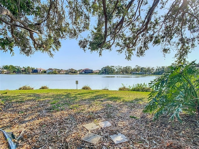 view of water feature